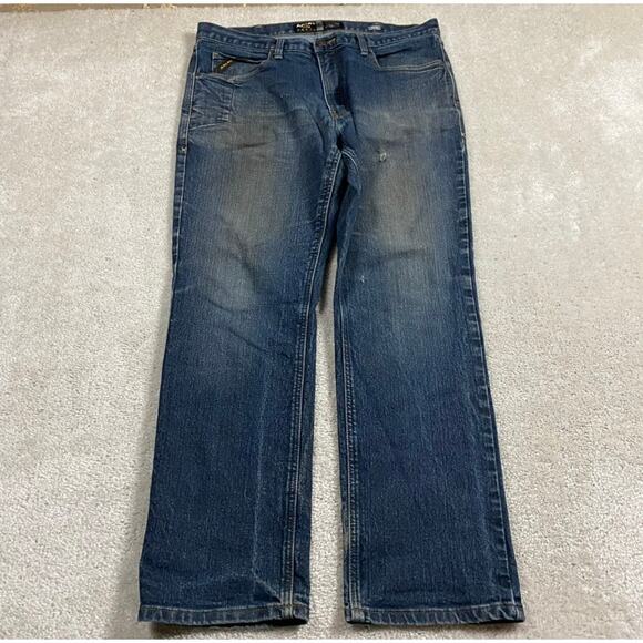 Ariat M4 Jeans Mens 36x32* Relaxed Straight Workwear Utility Denim Construction - Picture 1 of 10
